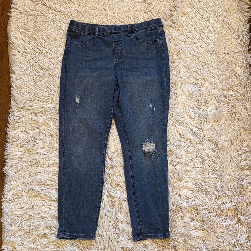 Women's Distressed Blue Jeans - Judy Blue